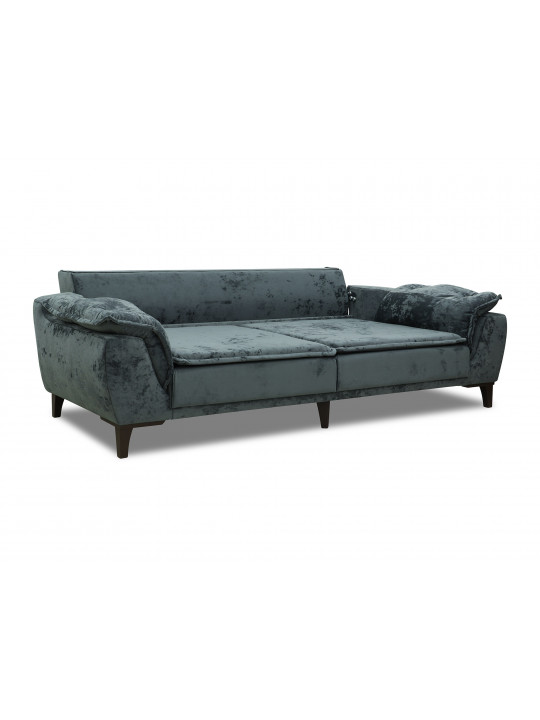 sofa set HOBEL CLARA 3+1+1 DARK GRAY MONACO 15 (3)