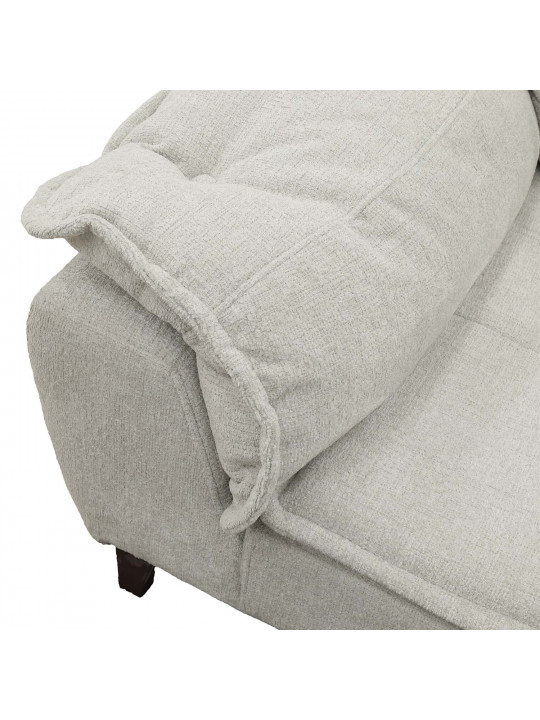 გარნიტური HOBEL CLARA 3+1+1 LIGHT GREY BEATTO 1069 (3)