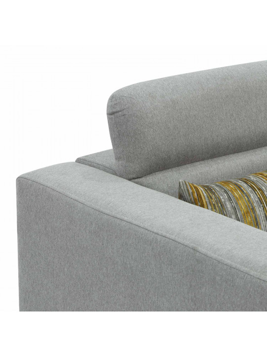 sofa set HOBEL DALI 3+1+1 LIGHT GREY SCANDI 18/ ONTARIO BAND BAMBOO (3)