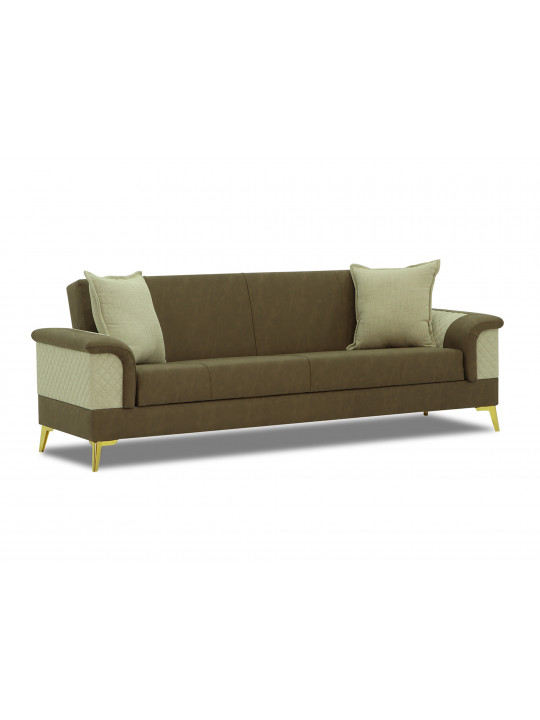 sofa set HOBEL DIVA S 3+2+1 (L16150G) BROWN KIPRUS 5 /BEIGE INFINITY103 (3)