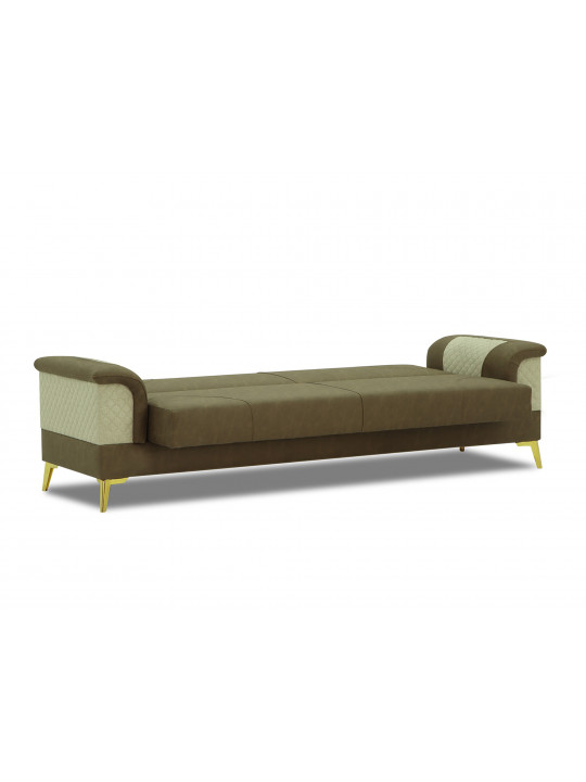 sofa set HOBEL DIVA S 3+2+1 (L16150G) BROWN KIPRUS 5 /BEIGE INFINITY103 (3)