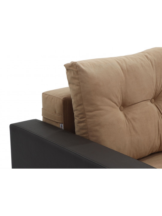 sofa set HOBEL ERICA 3+1+1 BROWN 3673/ LIGHT BROWN VIVALDI 20 (5)