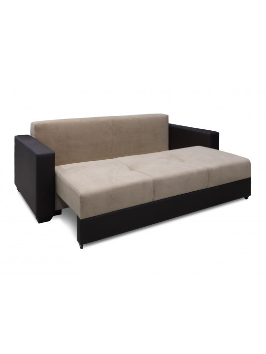 sofa set HOBEL ERICA 3+1+1 BROWN 3673/ DARK BEIGE VIVALDI 21 (5)