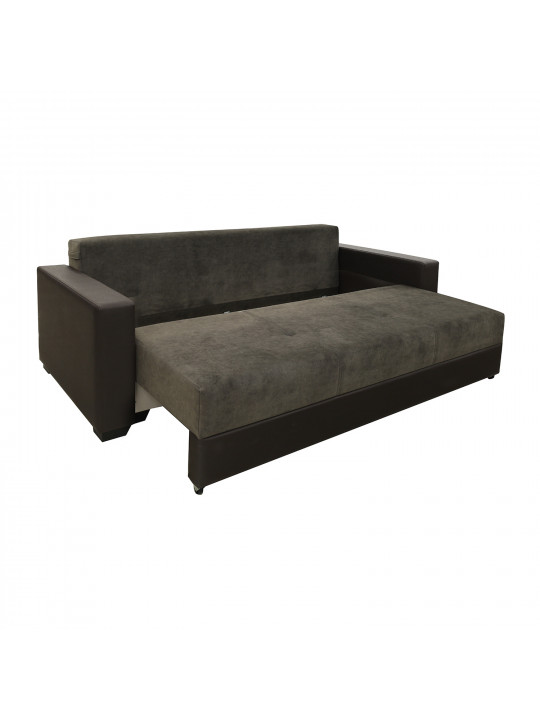 sofa set HOBEL ERICA 3+1+1 BROWN 3673/ DARK BROWN JAGUAR 18 (6)