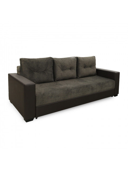sofa set HOBEL ERICA 3+1+1 BROWN 3673/ DARK BROWN JAGUAR 18 (6)