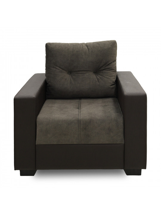 sofa set HOBEL ERICA 3+1+1 BROWN 3673/ DARK BROWN JAGUAR 18 (6)