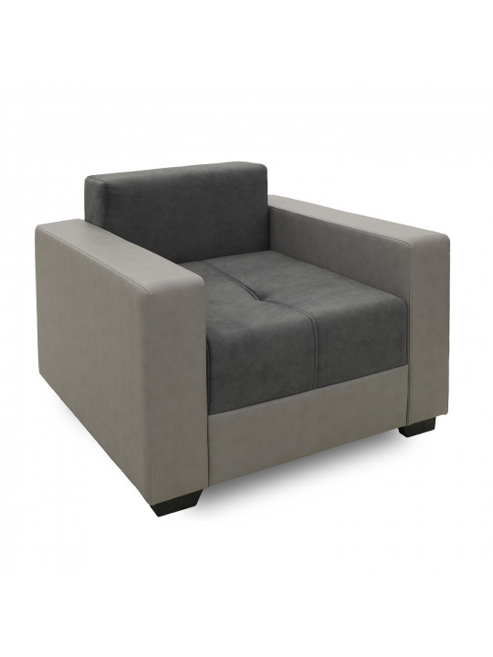 გარნიტური HOBEL ERICA 3+1+1 LIGHT GREY 8409/ DARK GREY JAGUAR 9 (6)