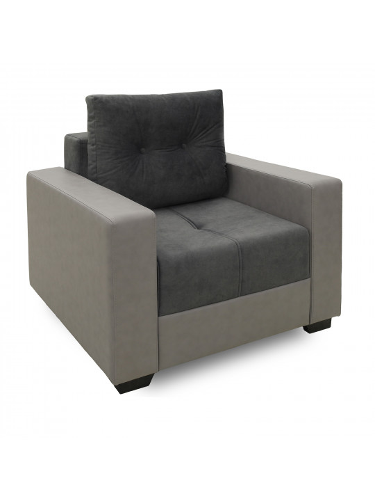 გარნიტური HOBEL ERICA 3+1+1 LIGHT GREY 8409/ DARK GREY JAGUAR 9 (6)
