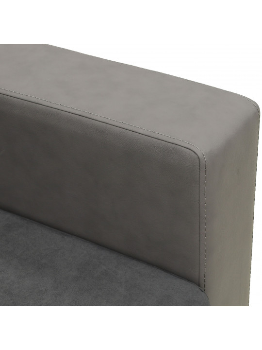 გარნიტური HOBEL ERICA 3+1+1 LIGHT GREY 8409/ DARK GREY JAGUAR 9 (6)