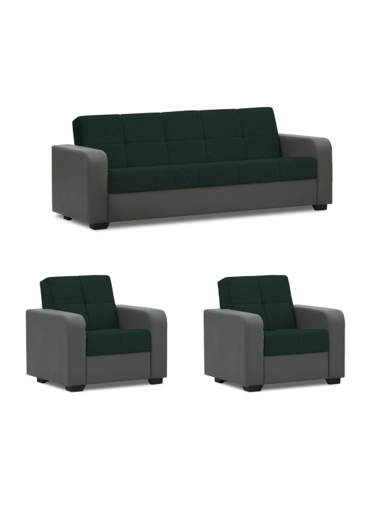sofa set HOBEL FROST 3+1+1 GREEN BONCUK 17 G (4)
