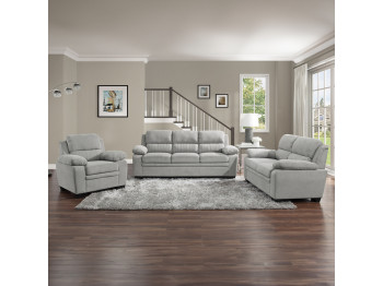 sofa set HOMELEGANCE KAMELI 9333GY 3+2+1 LIGHT GREY