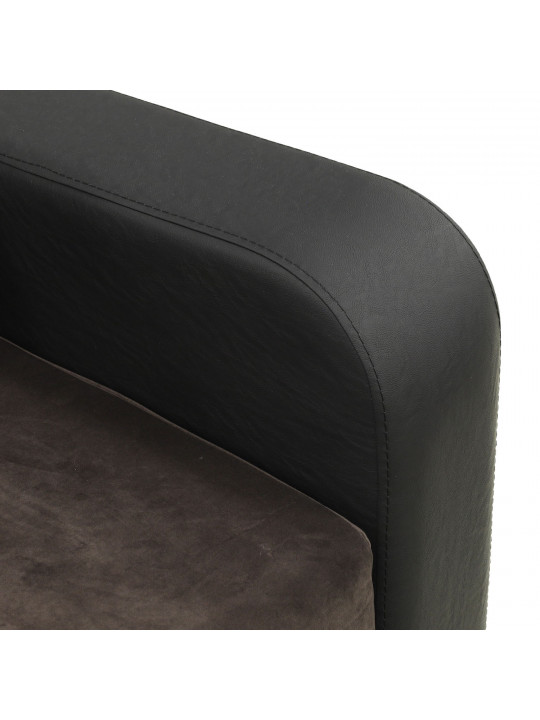 sofa set HOBEL KATRIN 3+1+1 BLACK 4503/ BROWN CATALANA 6 (6)