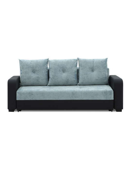 sofa set HOBEL KATRIN 3+1+1 BLACK V626/ AQUA LIGHT BLUE MONACO 12 (5)