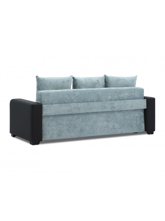 sofa set HOBEL KATRIN 3+1+1 BLACK V626/ AQUA LIGHT BLUE MONACO 12 (5)