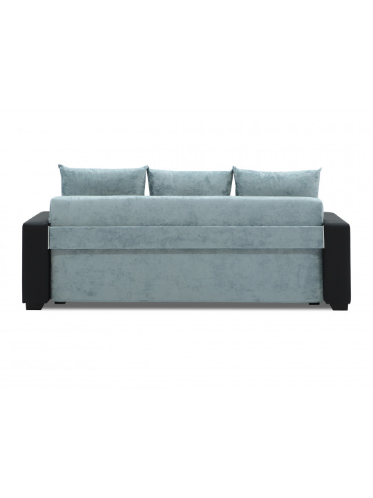 sofa set HOBEL KATRIN 3+1+1 BLACK V626/ AQUA LIGHT BLUE MONACO 12 (5)