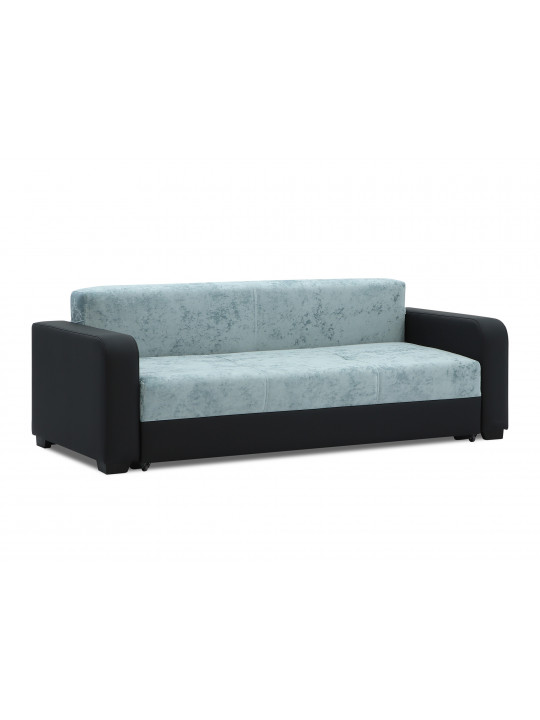 sofa set HOBEL KATRIN 3+1+1 BLACK V626/ AQUA LIGHT BLUE MONACO 12 (5)