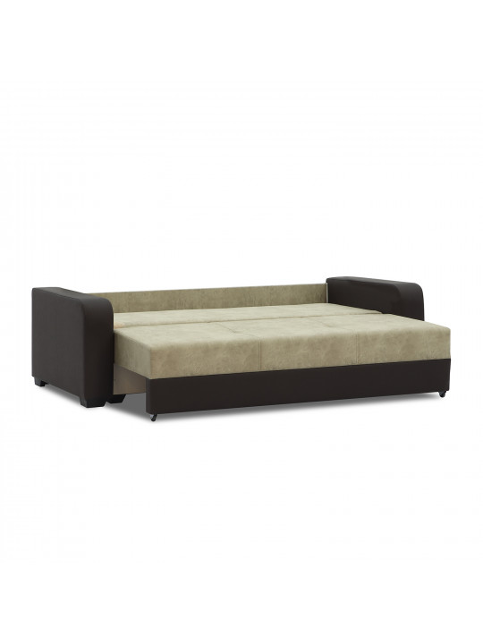 sofa set HOBEL KATRIN 3+1+1 BROWN 3673/CREAM RONALDO 1803 (6)