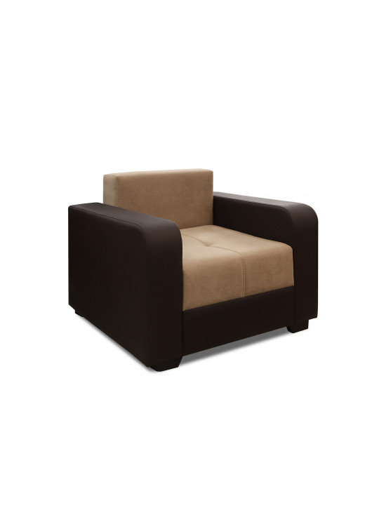 sofa set HOBEL KATRIN 3+1+1 BROWN 3673/DARK BEIGE VIVALDI 21 (5)