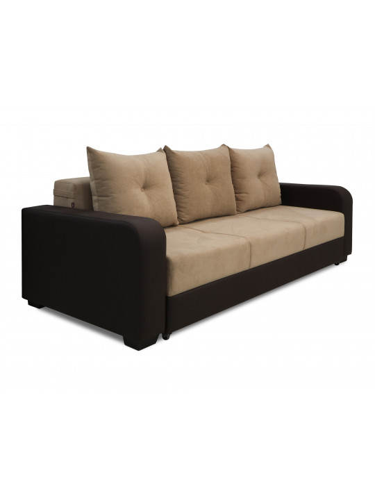 sofa set HOBEL KATRIN 3+1+1 BROWN 3673/DARK BEIGE VIVALDI 21 (5)