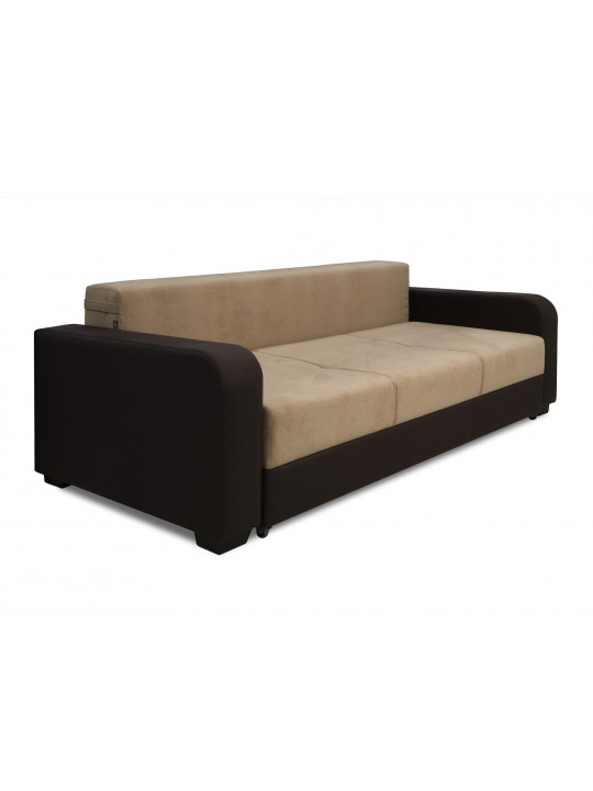 sofa set HOBEL KATRIN 3+1+1 BROWN 3673/DARK BEIGE VIVALDI 21 (5)