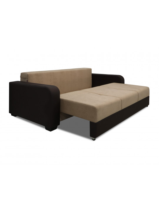 sofa set HOBEL KATRIN 3+1+1 BROWN 3673/DARK BEIGE VIVALDI 21 (5)