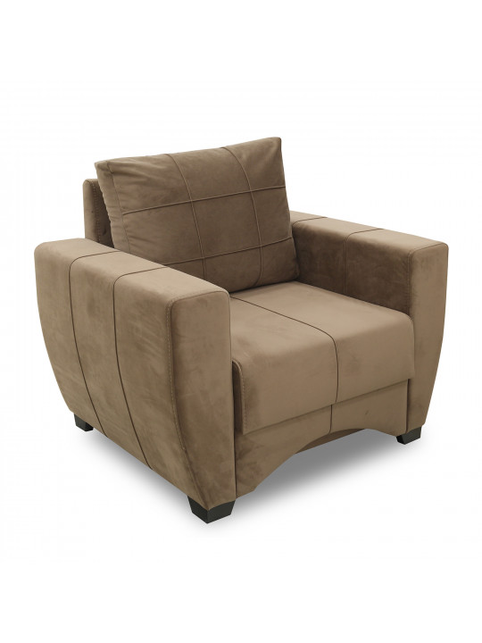 sofa set HOBEL LI 3+1+1 BROWN CATALANA 5 (5)