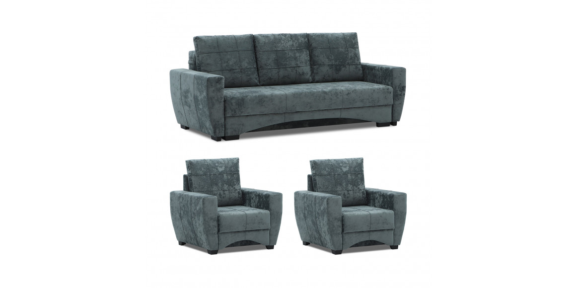 sofa set HOBEL LI 3+1+1 DARK CAPPUCCINO MONACO 15 (6)