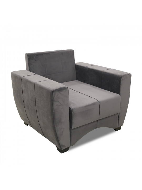 გარნიტური HOBEL LI 3+1+1 DARK GREY CATALANA 8 (5)