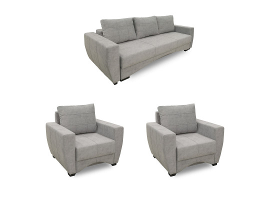 გარნიტური HOBEL LI 3+1+1 LIGHT GREY JAGUAR 4 (5)
