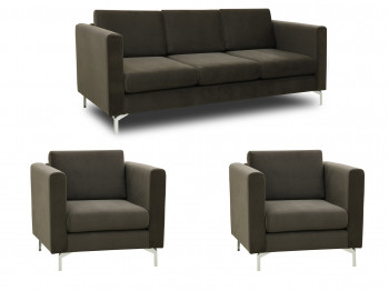 sofa set HOBEL MALTA 3+1+1 GALAXY AMBER (3)