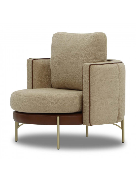 გარნიტური HOBEL MARIA 3+1+1 KAX7004 GOLD / HONEY PHANTOM 6/ LIGHT BROWN BONCUK 6 (3)