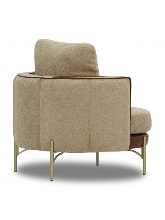 გარნიტური HOBEL MARIA 3+1+1 KAX7004 GOLD / HONEY PHANTOM 6/ LIGHT BROWN BONCUK 6 (3)