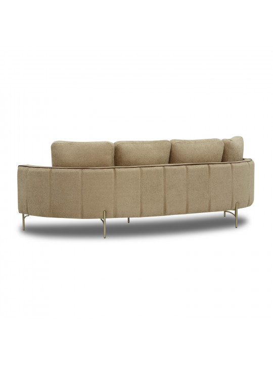 გარნიტური HOBEL MARIA 3+1+1 KAX7004 GOLD / HONEY PHANTOM 6/ LIGHT BROWN BONCUK 6 (3)