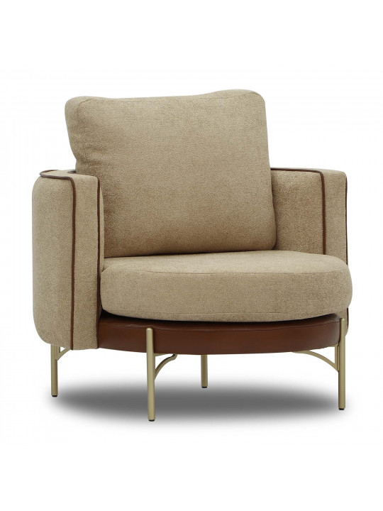 გარნიტური HOBEL MARIA 3+1+1 KAX7004 GOLD / HONEY PHANTOM 6/ LIGHT BROWN BONCUK 6 (3)