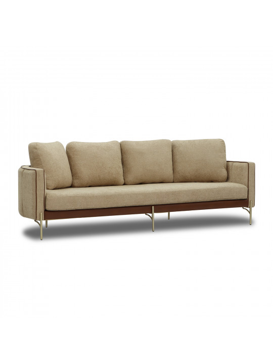 გარნიტური HOBEL MARIA 3+1+1 KAX7004 GOLD / HONEY PHANTOM 6/ LIGHT BROWN BONCUK 6 (3)