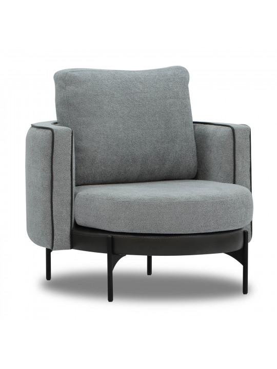 sofa set HOBEL MARIA 3+1+1 KAX7005 BLACK / GREY PHANTOM 14/ GREY PHANTOM 19 (3)