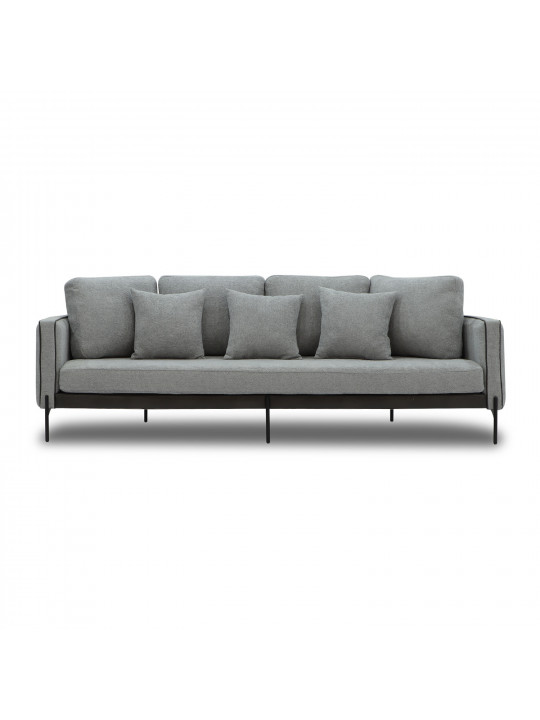 sofa set HOBEL MARIA 3+1+1 KAX7005 BLACK / GREY PHANTOM 14/ GREY PHANTOM 19 (3)