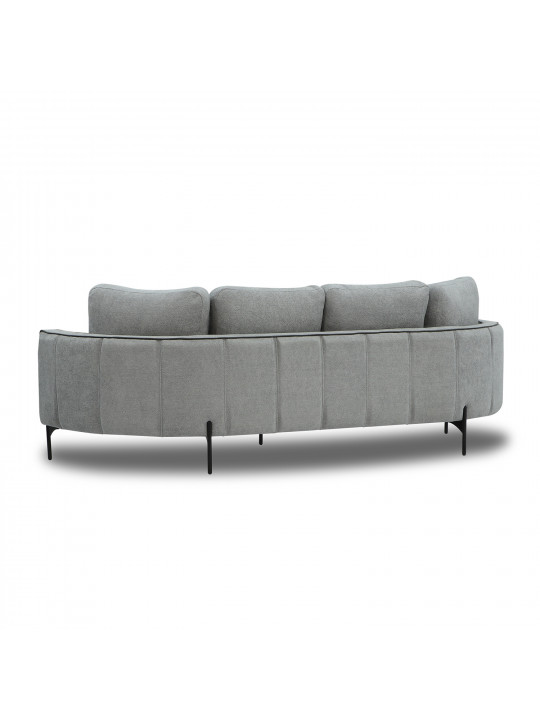 sofa set HOBEL MARIA 3+1+1 KAX7005 BLACK / GREY PHANTOM 14/ GREY PHANTOM 19 (3)