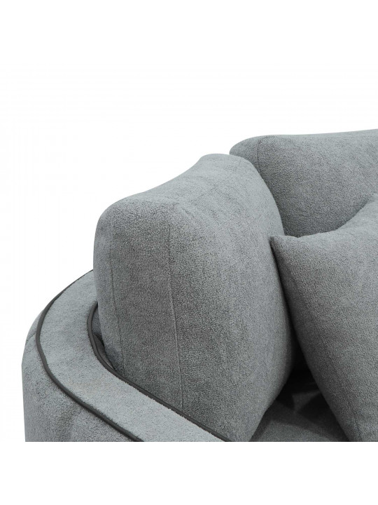 sofa set HOBEL MARIA 3+1+1 KAX7005 BLACK / GREY PHANTOM 14/ GREY PHANTOM 19 (3)