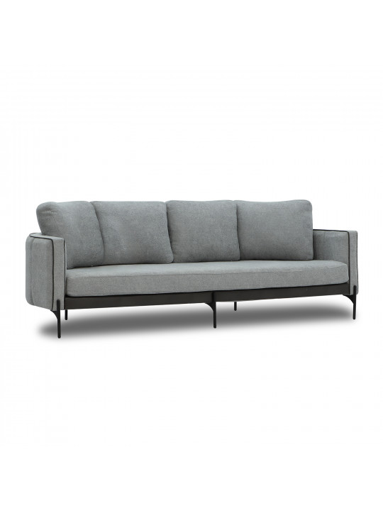 sofa set HOBEL MARIA 3+1+1 KAX7005 BLACK / GREY PHANTOM 14/ GREY PHANTOM 19 (3)