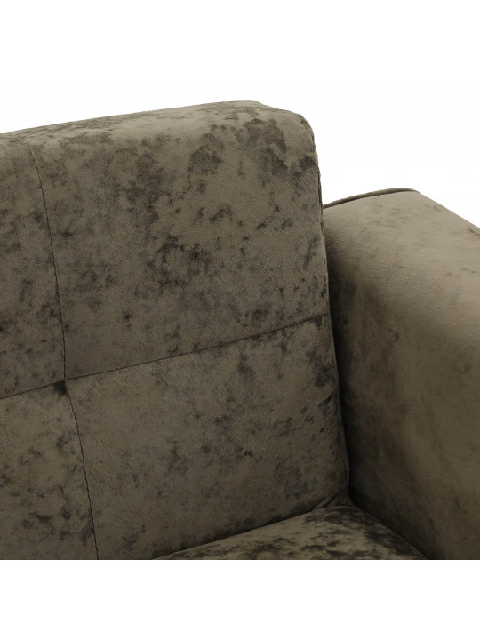 sofa set HOBEL MARK 3+1+1 LIGHT CAPPUCCINO MONACO 4/ BROWN MONACO 5 (3)
