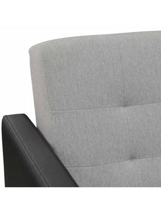 гарнитур HOBEL MARVEL 3+1+1 BLACK 4503/LIGHT GREY SCANDI 17 (4)