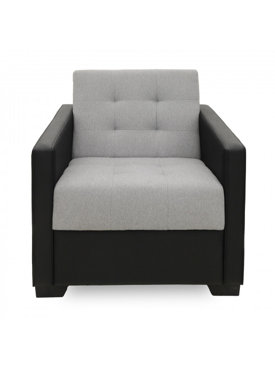 гарнитур HOBEL MARVEL 3+1+1 BLACK 4503/LIGHT GREY SCANDI 17 (4)
