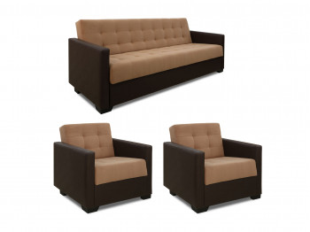 sofa set HOBEL MARVEL 3+1+1 COFFEE V460/COFFEE LIGHT BROWN VIVVALDI 20 (4)