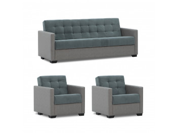 sofa set HOBEL MARVEL 3+1+1 LIGHT GRAY 8409/ DARK GREY VIVALDY 8 (4)