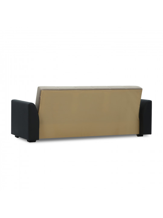 гарнитур HOBEL MODERN LUX 3+1+1 BLACK 4503/CAPPUCCINO LEONARDO 4 (4)