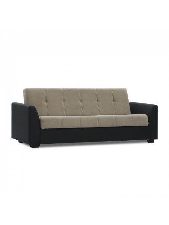 гарнитур HOBEL MODERN LUX 3+1+1 BLACK 4503/CAPPUCCINO LEONARDO 4 (4)