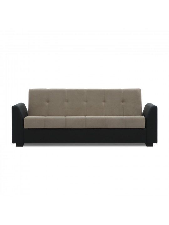 гарнитур HOBEL MODERN LUX 3+1+1 BLACK 4503/CAPPUCCINO LEONARDO 4 (4)