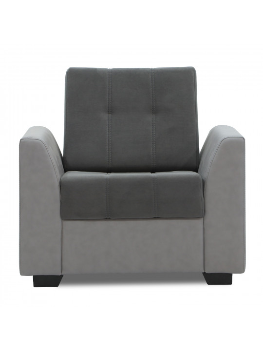 sofa set HOBEL MODERN LUX 3+1+1 LIGHT GREY 8409/ DARK GREY LEONARDO 15 (4)