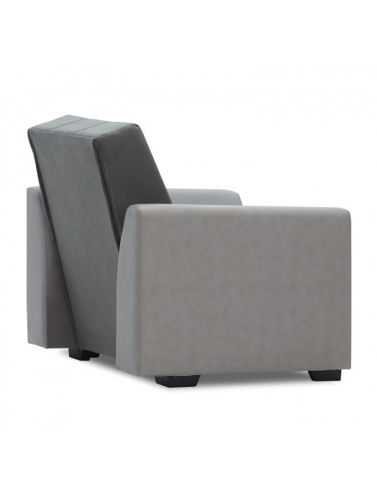 sofa set HOBEL MODERN LUX 3+1+1 LIGHT GREY 8409/ DARK GREY LEONARDO 15 (4)